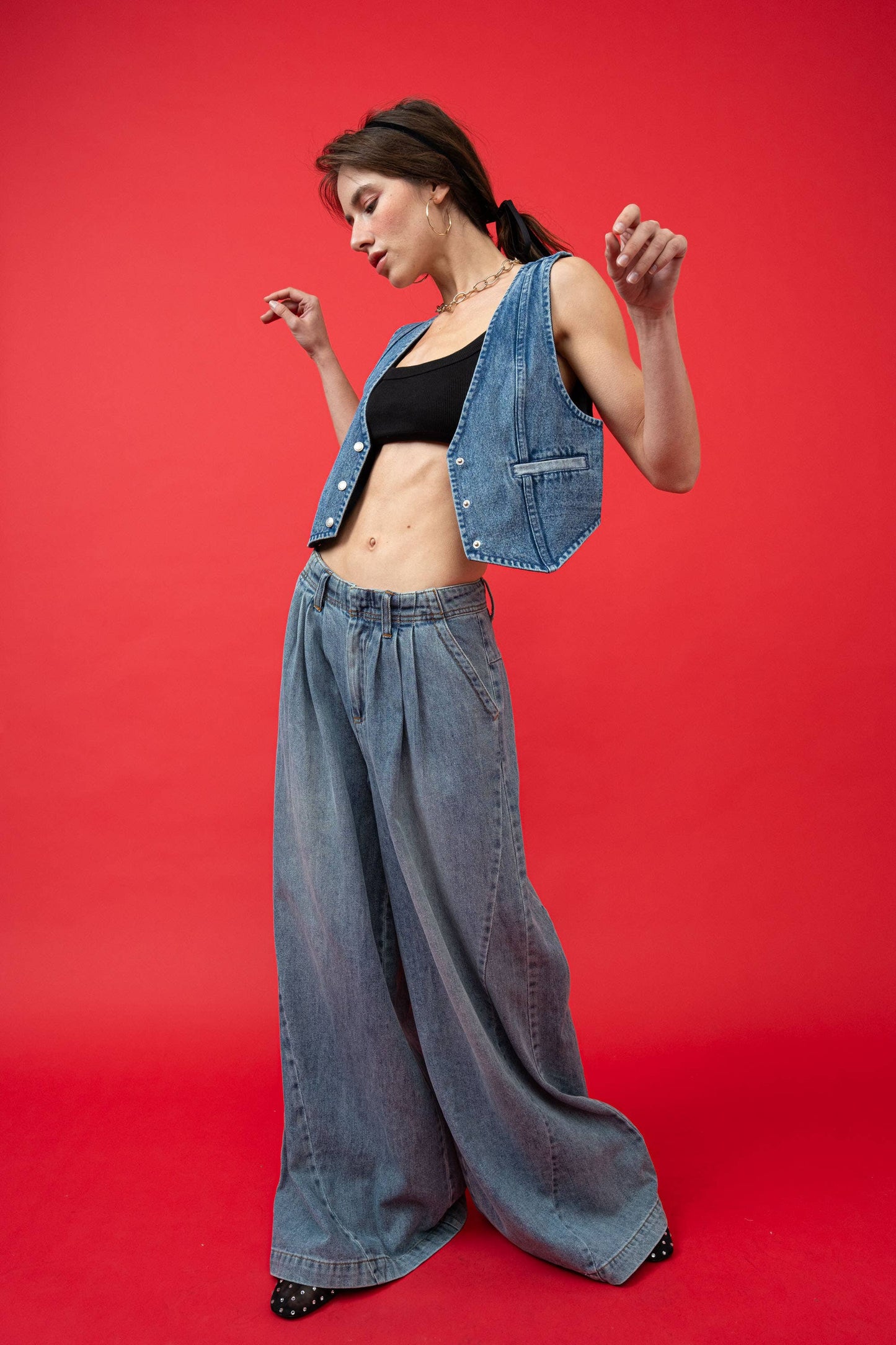 Wide Jeans Medium denim