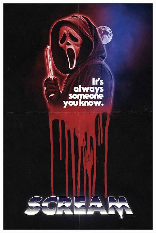 scream poster it's always