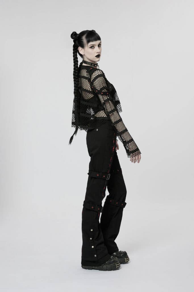 Loose mesh t-shirt