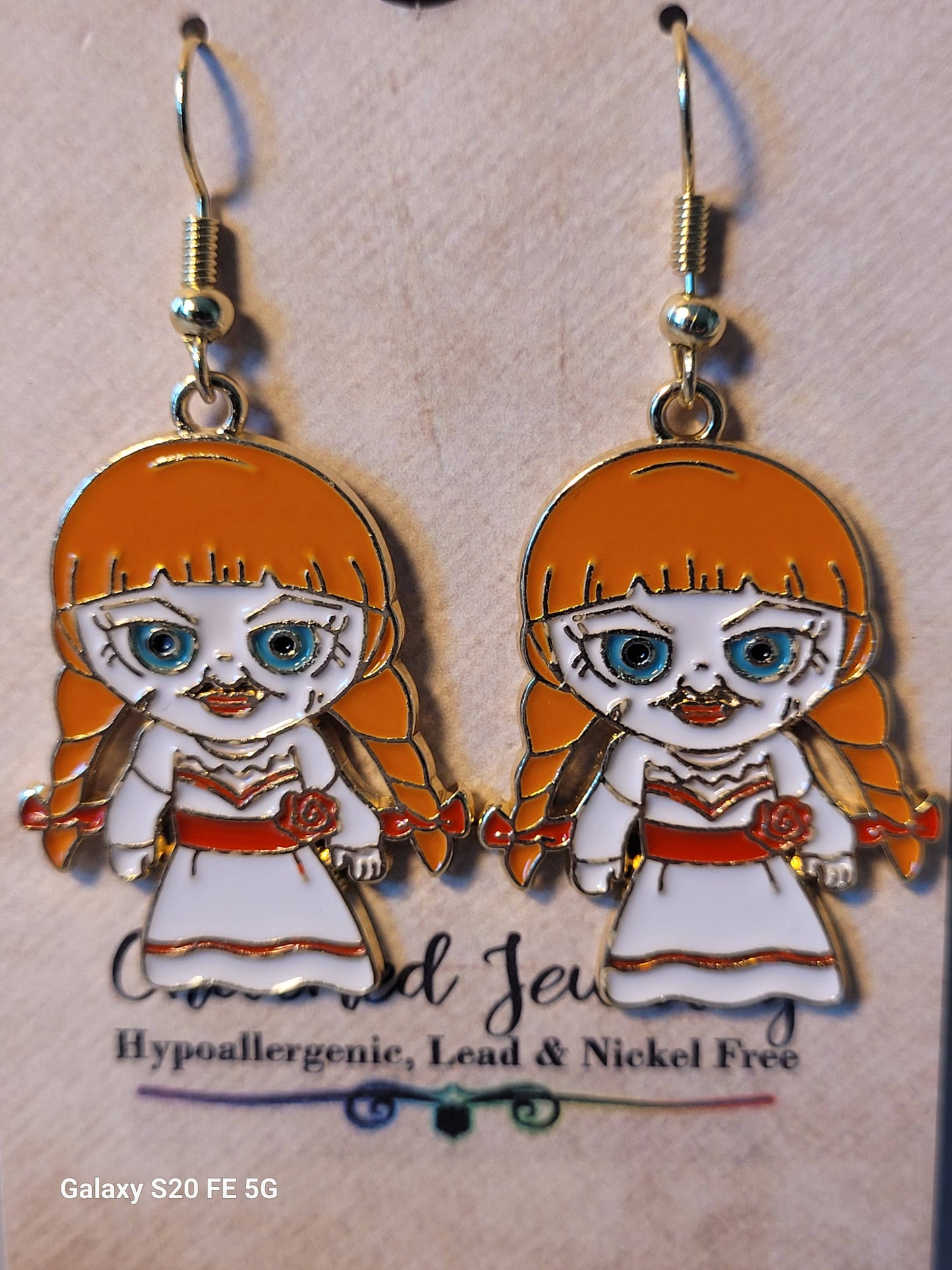 Horror movie earrings