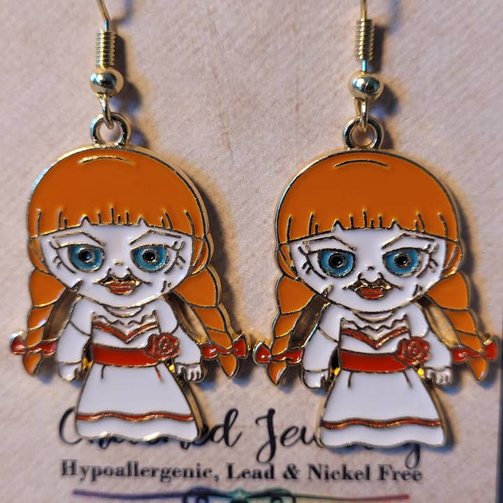 Horror movie earrings