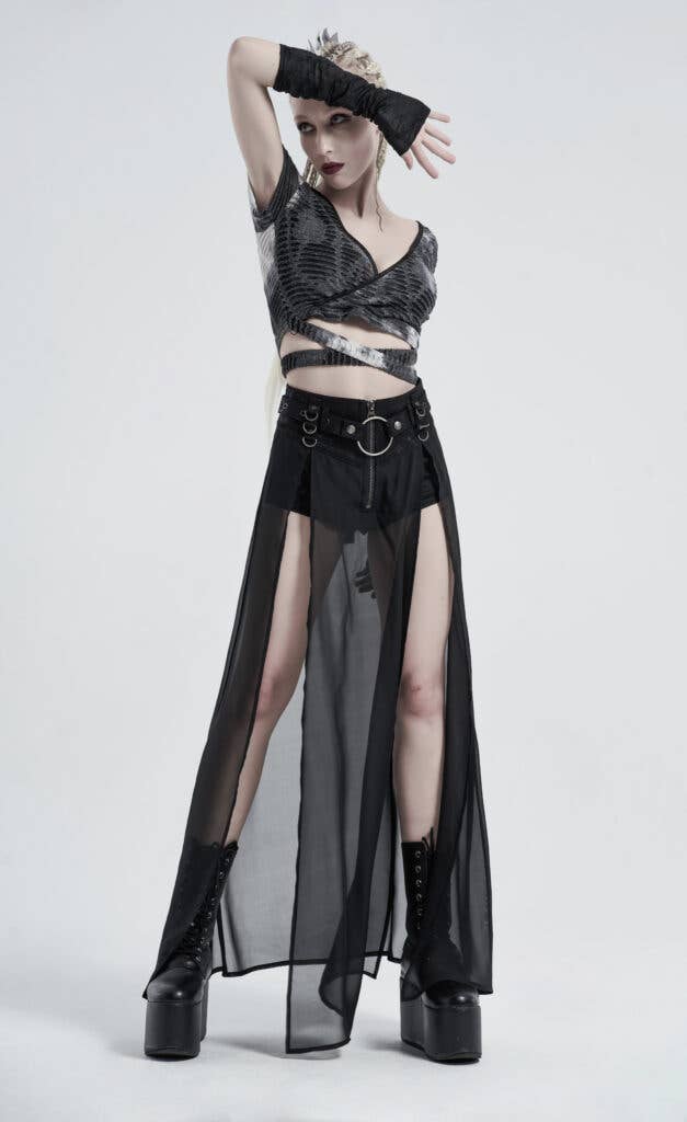 shorts and skirt set