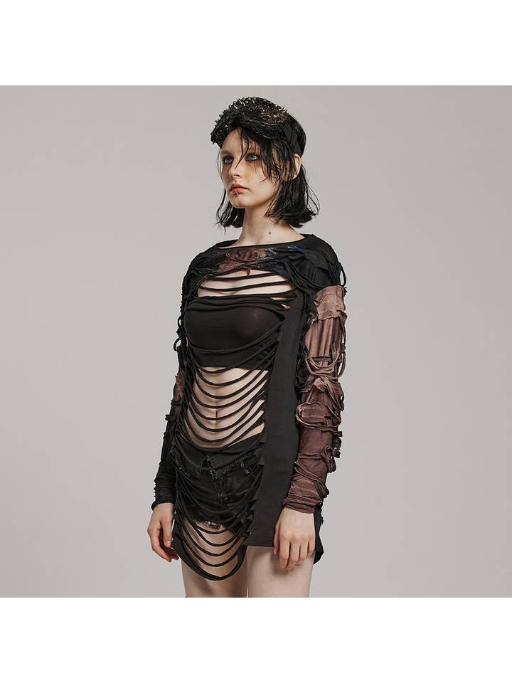 Hollow out t-shirt