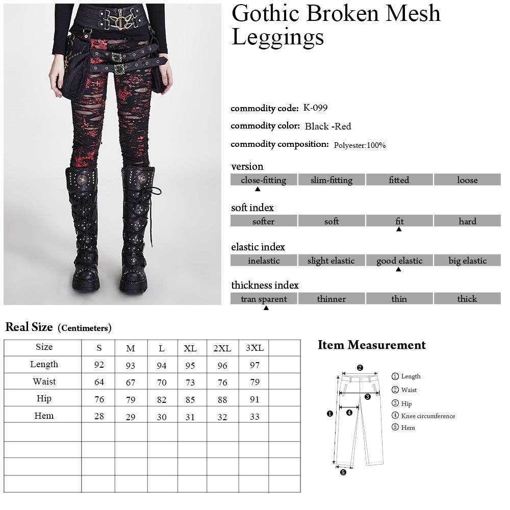 Gothalyptic Lara leggings