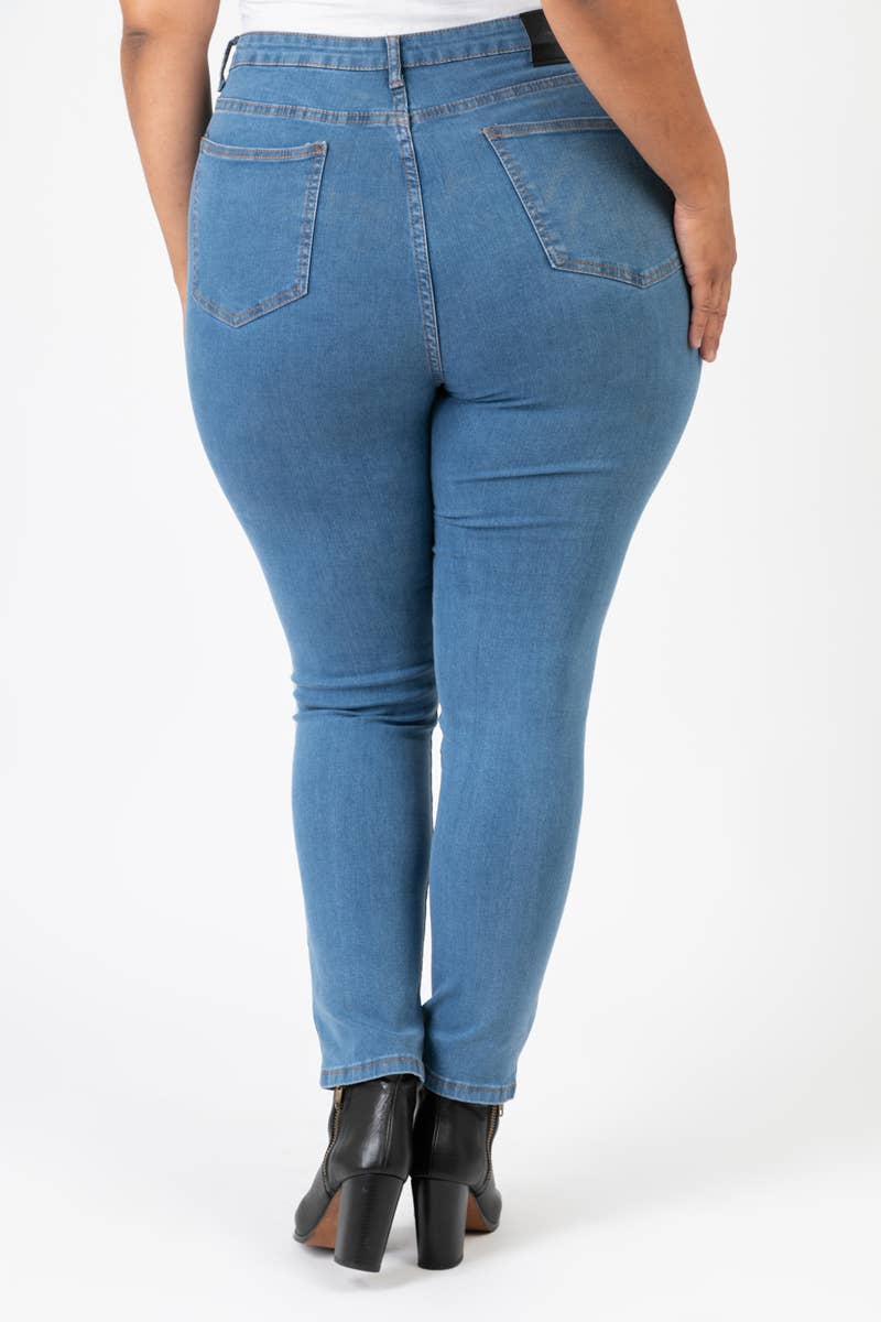 Dark blue ultra stretch jeans