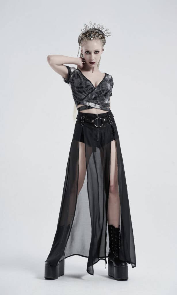 shorts and skirt set