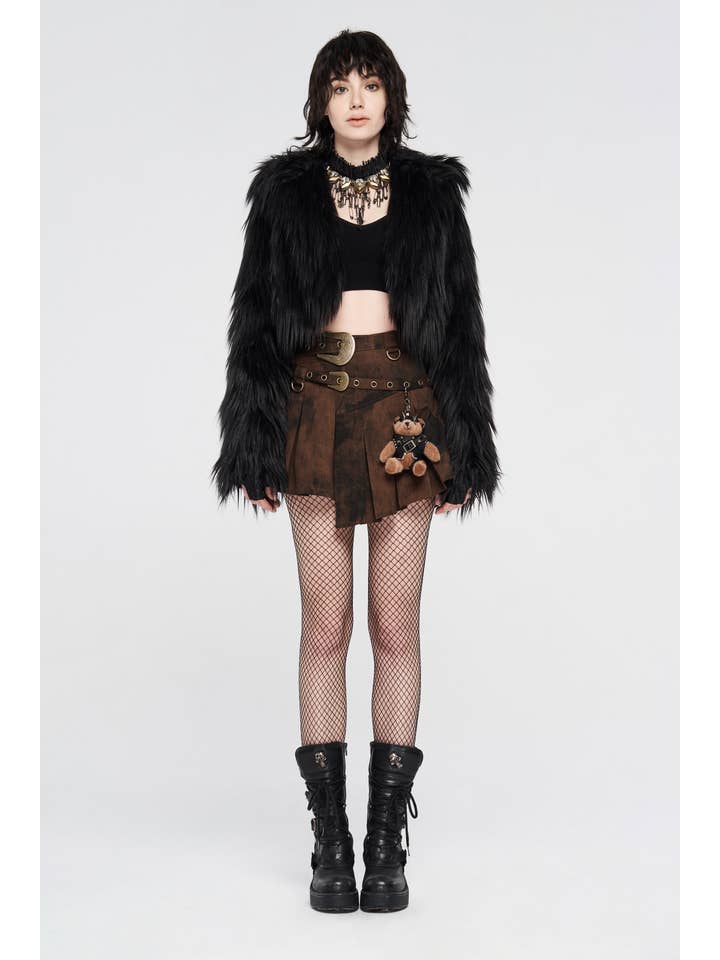 Imitation faux coat