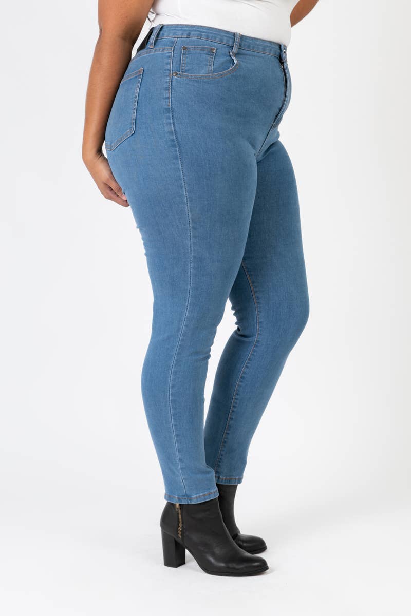 Dark blue ultra stretch jeans