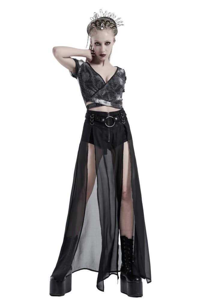 shorts and skirt set