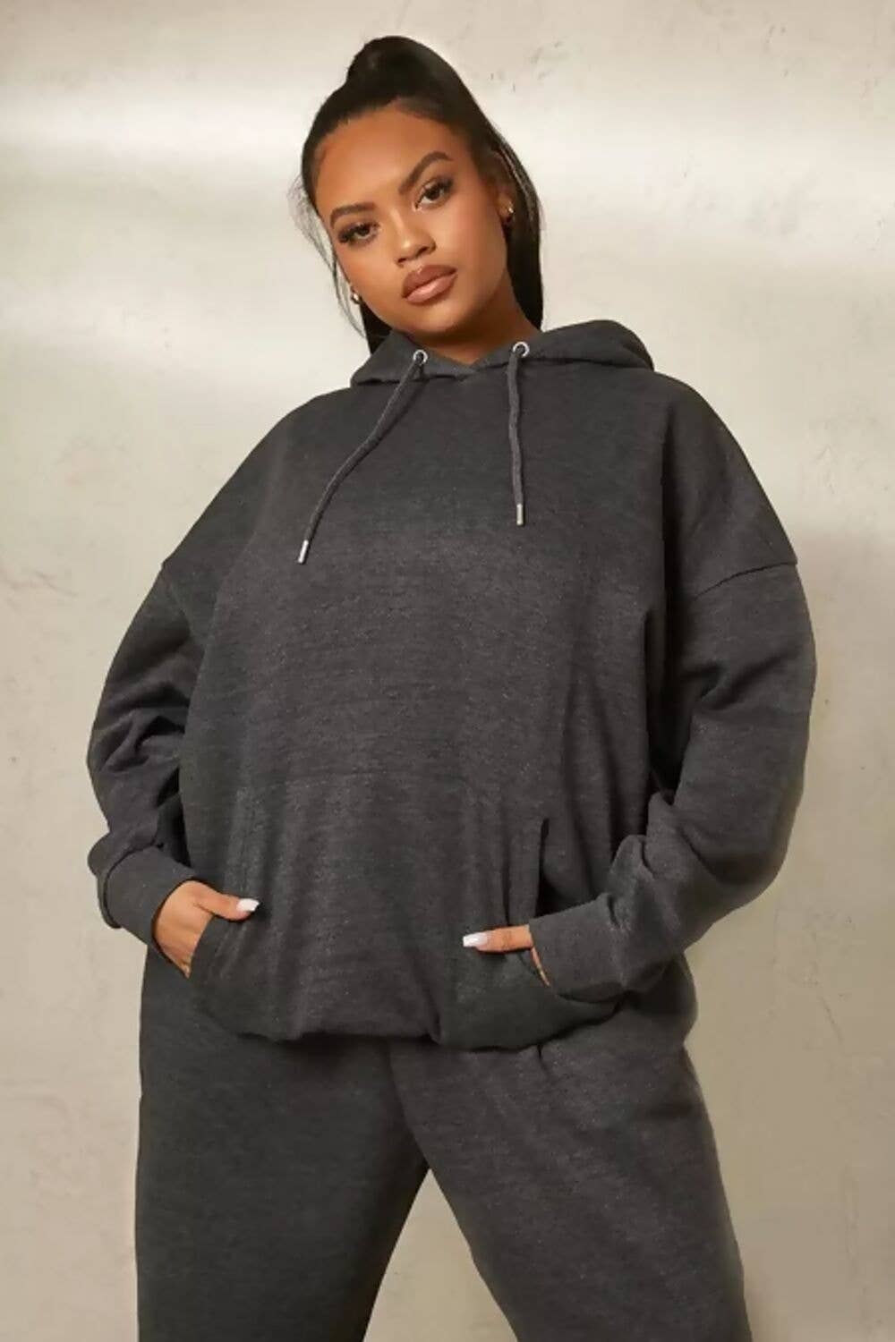 Oversized pullover hoodie
