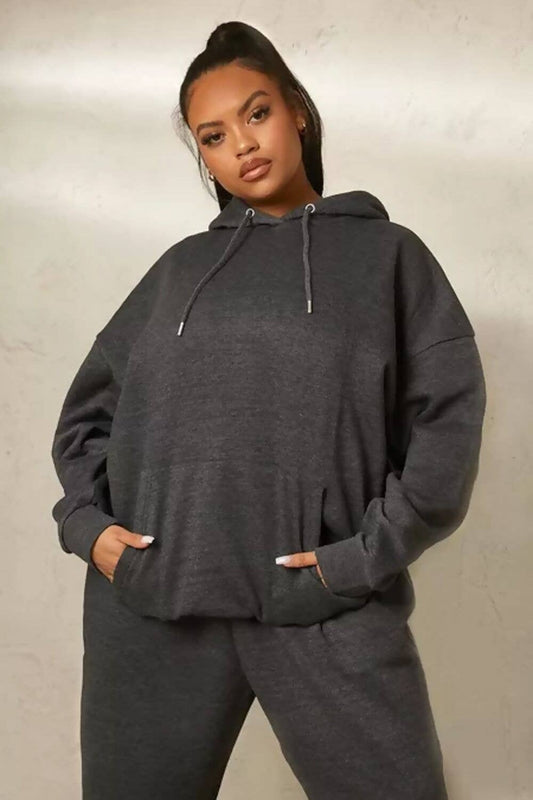 Oversized pullover hoodie