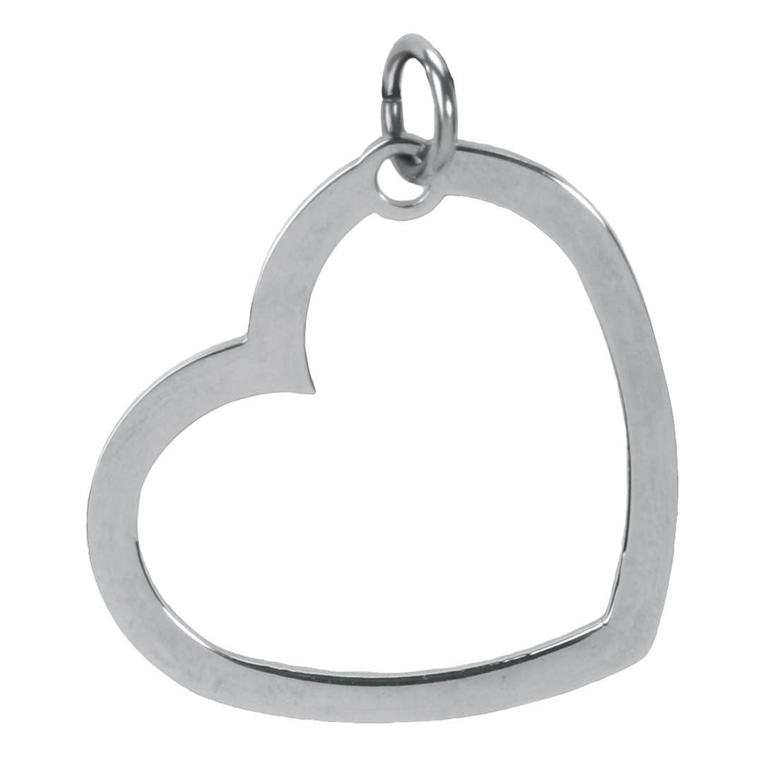 Open heart pendant