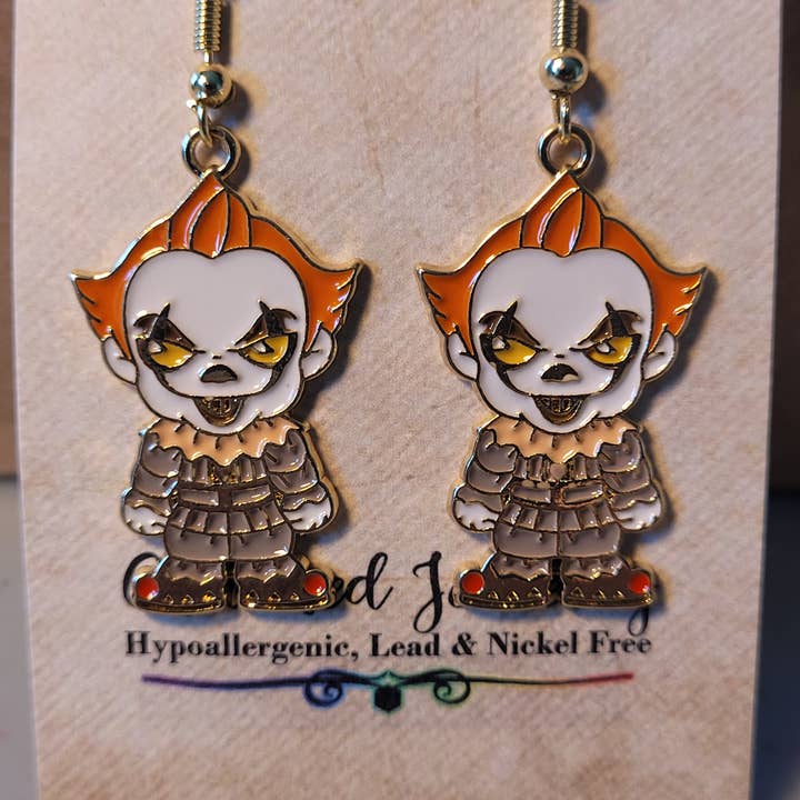 Horror movie earrings